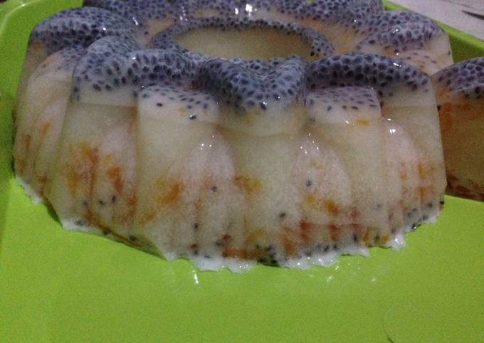 Resep Pudding pepaya selasih yang Lezat Sekali