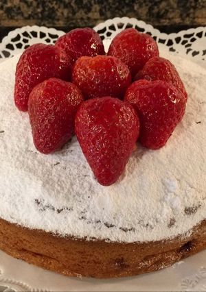 Foto principal de Bizcocho húmedo de fresas naturales