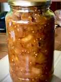 Chutney berenjenas y manzanas