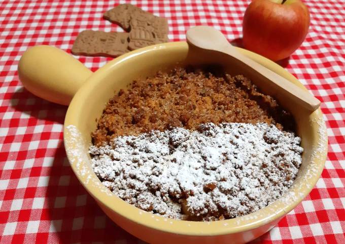 Crumble pommes speculoos ❤