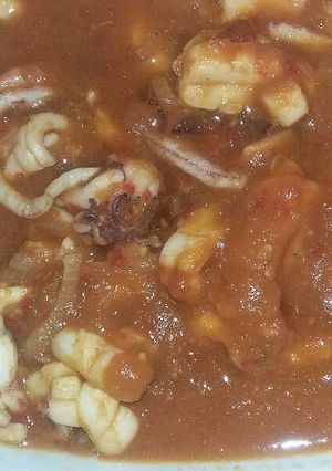 Foto resep Cumi saos padang