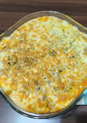 Foto resep Beef Bolognese Baked Penne Pasta