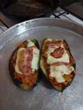 Berenjenas rellenas de vegetales