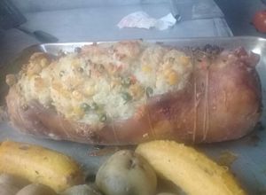 Una foto de Cuero de conejo relleno