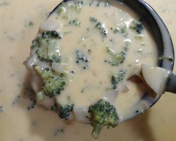 Fresh, Make Recipe Cheesy Broccoli and Potato Soup Delicious