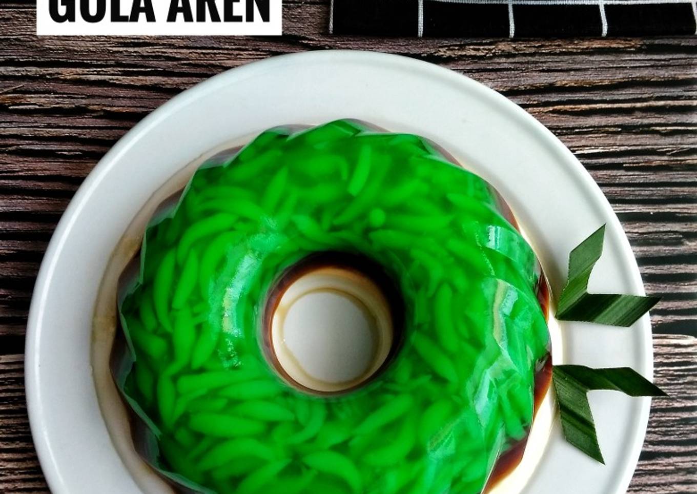 Puding Cendol Gula Aren