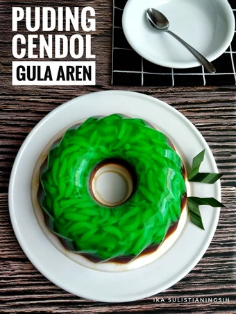 Langkah Gampang Membikin Resep Puding Cendol Gula Aren yang Uenak Anti Ribet, Mantap