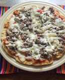 Pizza casera a la sartén