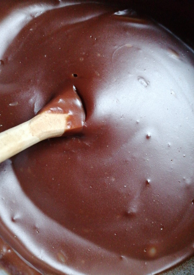 Una foto de Crema de chocolate (Maicena)