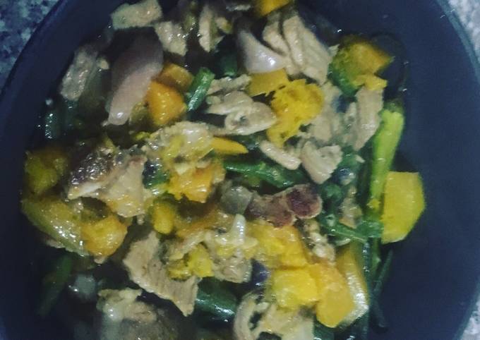 Step-by-Step Guide to Make Gordon Ramsay Ginataang Baboy na Gulay or Pork w Vegetables in Coconut Milk