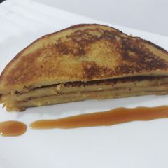 A picture of Ripe plantain pancake.