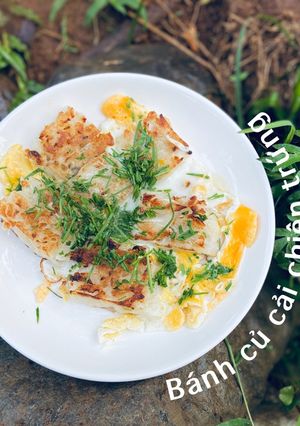 Hình của món Bánh củ cải chiên trứng.