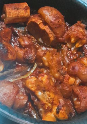 صورة لوصفة طاجن كوارع فى الفرن🍖