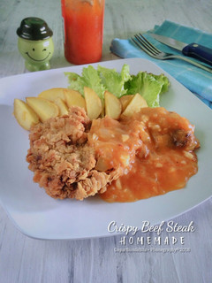 Foto resep Crispy Beef Steak ala Waroeng Steak n Shake (WSS)