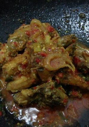 Foto resep ayam saos padang