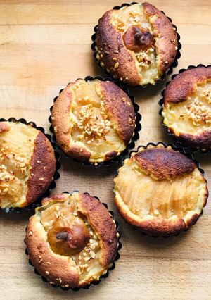 Une photo de Tartelettes amandines aux poires