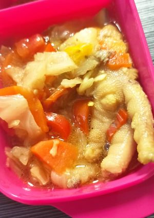 Foto resep Pindang ayam dan sayur