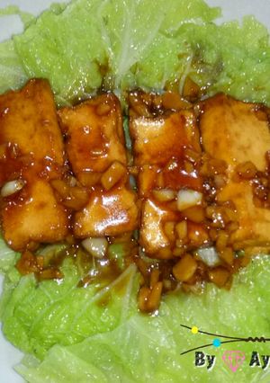 Foto resep Sawi Putih Siram Tahu Teriyaki
