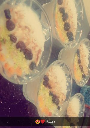 صورة لوصفة مهلبية ولا اطيب ❤️😍