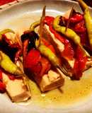 Pintxos de bonito del norte en escabeche para navidad 🎄