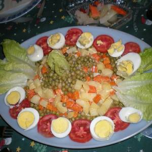 Ensalada Rusa Navidad y Año Nuevo