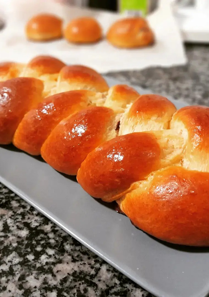 Una foto de Trenza de speculoos y nueces