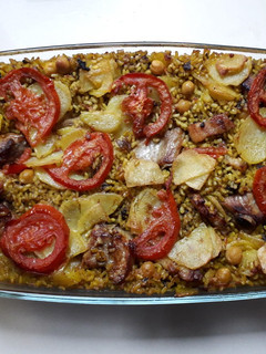 Una foto de Arròs al forn valencià / Arroz al horno valenciano