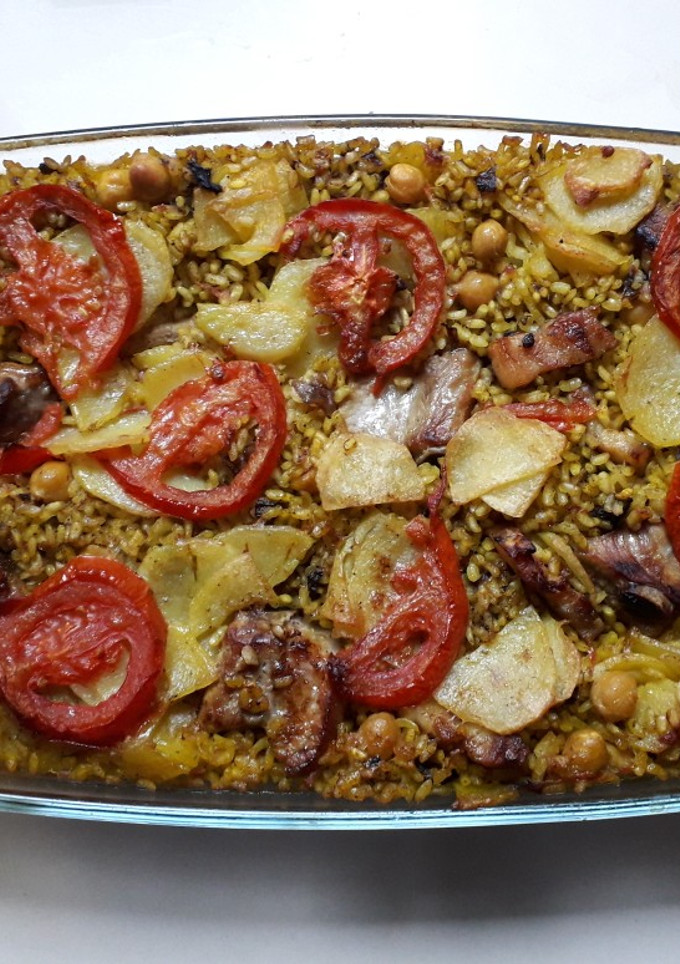 Una foto de Arròs al forn valencià / Arroz al horno valenciano