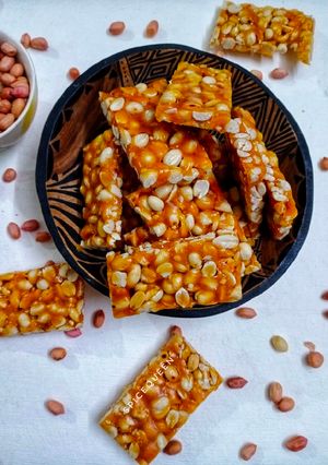 A picture of Peanut Groundnut Chikki.