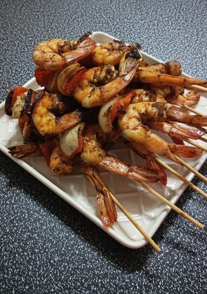 A picture of Grilled Shrimp Kebab 🍤.