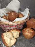 Soffici muffins alle mele e uvetta