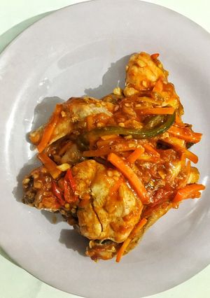 Foto resep Ayam asam pedas