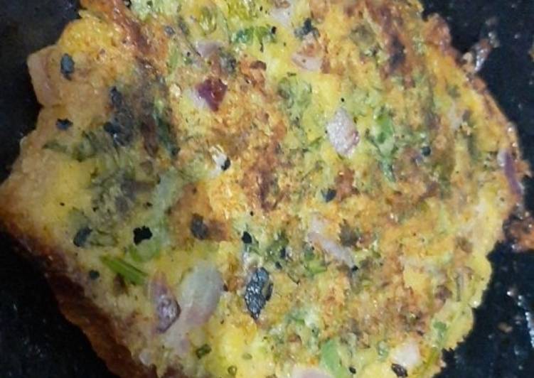 Recipe of Speedy Special Besan Bread Chilla