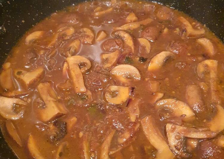Simple Way to Make Any-night-of-the-week Mushroom Masala Curry 🍄🍛🌶