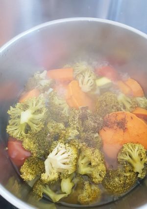 Une photo de La soupe de legumes