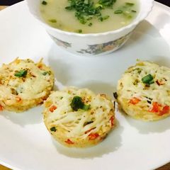 A picture of Veggie cheese bites.!!.