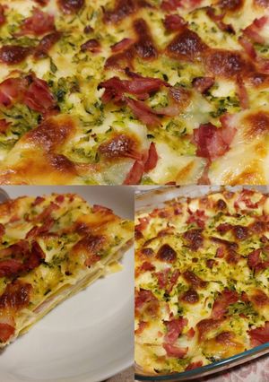 Foto di Lasagne cotto, besciamella, zucchine