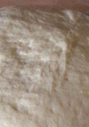 A picture of Pizza dough.