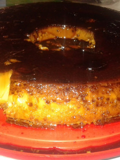 Una foto de Flan de caramelo