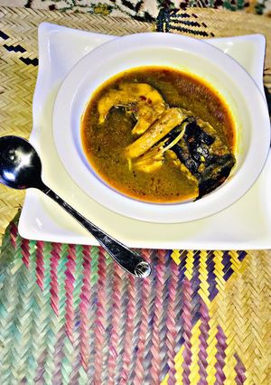 A picture of Fish 🐟 soup 🥣.