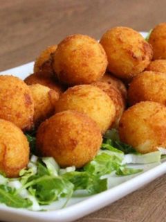 صورة لوصفة كرات البطاطس المحشيه بالكيري 😋