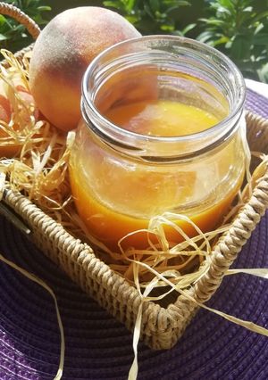 Foto di Coulis o salsa di pesche per cheesecake