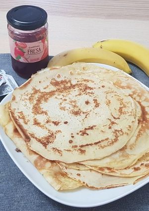 Una foto de Crepes dulces