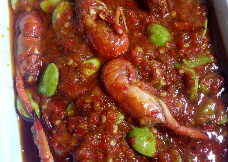 Resep Sambel pete baby Lobster, Enak