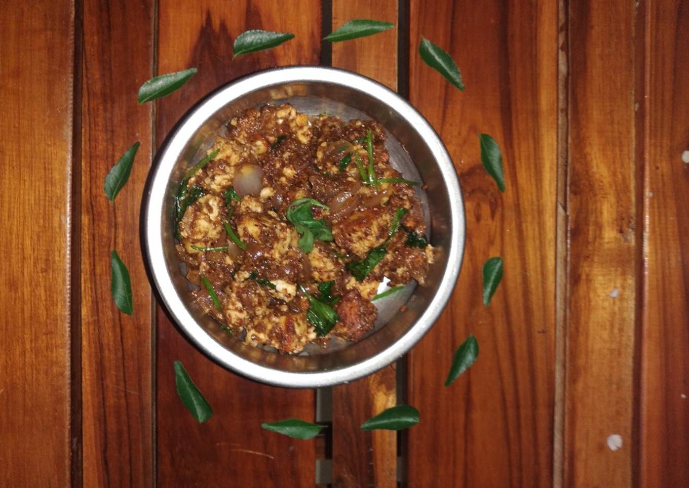 Paneer ghee roast masala