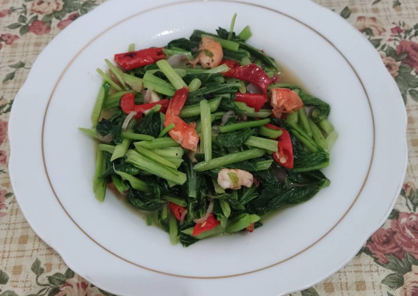 Tumis Sawi Udang