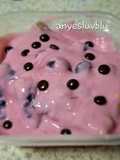 82. Melon Cake with Strawgrape Cream