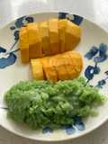 ข้าวเหนียวมะม่วง Mango Sticky pandan rice