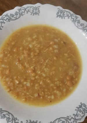 عکسی از دستور سوپ حلیم😋