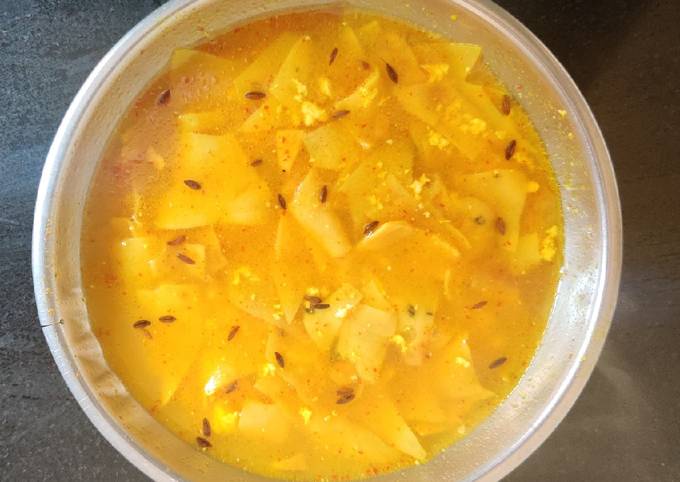 Simple Way to Make Perfect Papad ki sabji
